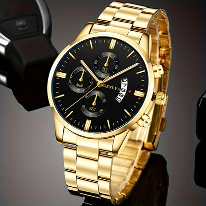 3pcs Men's Wrist Watch Set