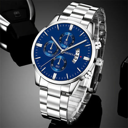 3pcs Men's Wrist Watch Set