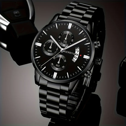 3pcs Men's Wrist Watch Set