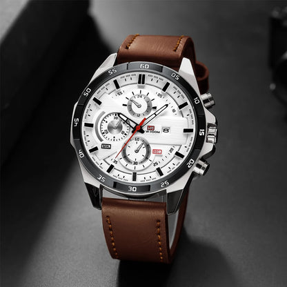 Leather men's Watch